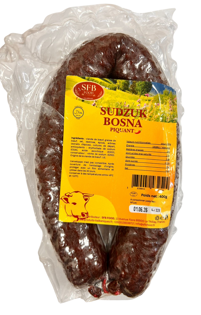 Sudzuk Bosna piquant 400g SFB
